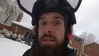 Slamming a monster pine tree on a dime