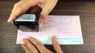 Trodat 4912 ID Protection Stamp   YouTube