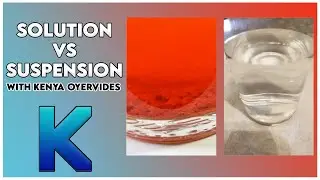 What is the difference between a solution and a suspension? How are solutions prepared?