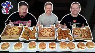 ОНИ СКАЗАЛИ, ЧТО МЫ НЕ СМОГУ ЭТОГО СДЕЛАТЬ! Три участника-едока против курицы из Далласа