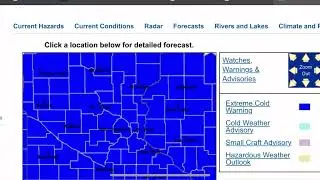 1/21/25 Twin Cities, MN - **Extreme Cold Warning** (-18&deg;F air -35&deg;F wind chill @ MSP at 7:00 am)