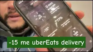 -15&deg;C Me UberEats Delivery 😳🇨🇦 | Canada Reality | Daily Vlog￼