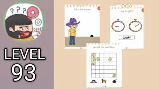 Brain Test 5 Level 93 All Parts solutions walkthrough 