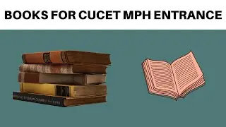 Best Books for CUCET MPH Entrance Exam#CUCETPG2022#