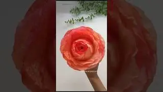DIY tissue paper flower 😍