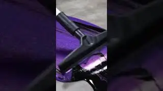 The Beautiful Sights And Sounds Of Metallic Epoxy 😍 #epoxy #epoxyfloor #metallic #concrete #coating
