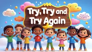 Try, Try, and Try Again! | Inspirational Kids Song