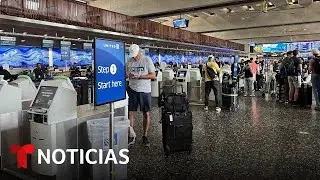 Ser&aacute; escalonada la reducci&oacute;n de vuelos por el cierre del Gobierno | Noticias Telemundo