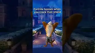 Fortnite bosses whenever you crack their shield #fortnite #gaming #fn