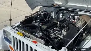 1993 Jeep Wrangler Cold Start and Engine Running