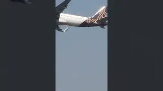Patna Airport runway Vistara aeroplane take off