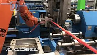 WIM-32-H CNC Fully automatic, robot supported hot spring coiling machine