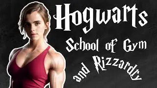 Hogwarts School of Gymcraft and Rizzardry 2 Ft Hermione + Neville 