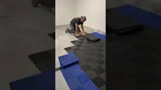 Installing the swisstrax system.