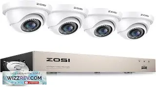 ZOSI 3K Lite Security Camera System with 1TB Hard Drive AI Human Vehicle Detection Night