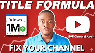 🔴 Fix Your TITLES and THUMBNAILS — Free Channel Audits | JOIN MY LIVESTREAM