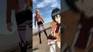 Ayesha remix 😂 #anime #attackntitan #aot #colossaltitan #mikasa #shortsfeed