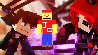 Reacting to RUNNING TO NEVER {A Minecraft Music Video}