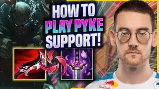 LEARN HOW TO PLAY PYKE SUPPORT LIKE A PRO! - C9 Vulcan Plays Pyke SUPPORT vs Bard! | Preseason 2022