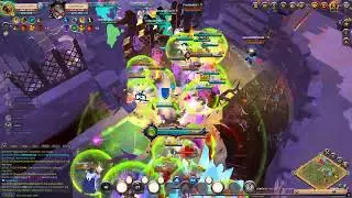 HOA 20-man vs 16% HOGs-Castle Fight-Rootbound POV-Albion Online