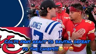 COLTS FANS LOSE ALL HOPE After Devastating Collapse against Kansas City || Live Fan Reactions