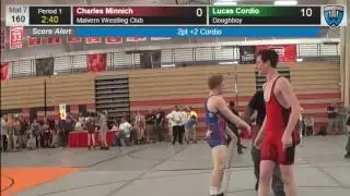 2110 Junior Men 160 Charles Minnich Malvern Wrestling Club vs Lucas Cordio Doughboy 4138354104