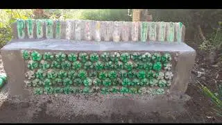 DIY Ecobricks Bench