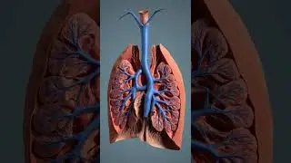 Lungs, Bronchial Tree. 3d art. #anatomy #education #medical #medicaleducation #lung