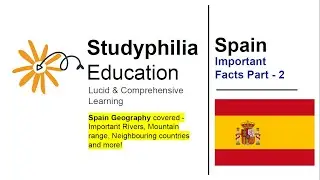 Important Geography Facts about Spain -2 | JNU, EFLU & Doon University BA Entrance Exam 2022
