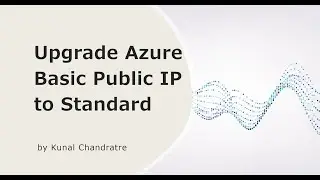 Upgrading a basic public IP address to standard sku