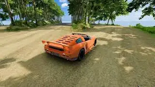🏁💥 Supercar Survival Challenge &ndash; Which One Reaches the Finish Safely?