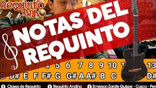 🎶NOTAS EN EL REQUINTO PERUANO conoce todas las notas y la posición del capotraste en cada nota😱