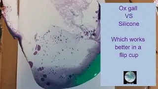 Cells! Ox gall VS Silicone spray in a flip cup