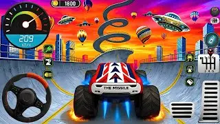 Monster Truck Mega Ramp Impossible Driver 🤯 Monster Trucks Crushing Cars | Android Gameplay #2