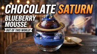 CHOCOLATE SATURN BLUEBERRY MOUSSE &bull; TCDC SEASON 2 BESANT RAVI'S RECIPE &bull; TOP COOKU DUPE COOKU 2 DISH