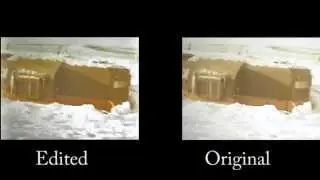 Side by Side Comparison of a Old video