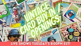 Retro Robbie Live! Vintage Card Hunt!