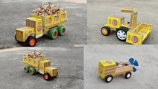4 Ameging Home Ideas Diy Mini Tractor Trolley - Matchbox Car Parking Tractor - Water Tanker Project