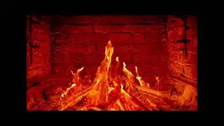 Relaxing Fireplace Ambience 🔥| Crackling Logs & Burning Fire Sounds | 4K | #shorts #fireplace #fire🔥