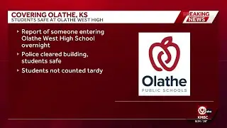 Police called to clear a Johnson County high school Tuesday morning