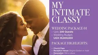 Wedding Planning Packages for simple, affordable weddings in Uganda | Glorious Events