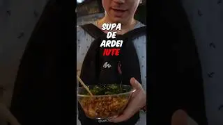 MI-A LUAT GURA FOC | CEA MAI PICANTA MANCARE din PIATA de NOAPTE din BANGKOK #shorts