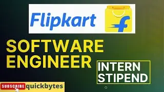 #flipkart software Engineer intern stipend #quickbytes #flipkartInternStipend