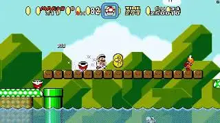 Super Mario World Widescreen - World 1: Yoshi's Island (No Damage)