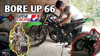 KLX BORE UP 66MM PASANG KARBU UMA 30MM AUTO TERBANG-Tiga Bersaudara