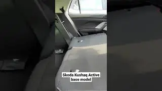 Skoda Kushaq Boot Space Check with Rear Seat Fold
