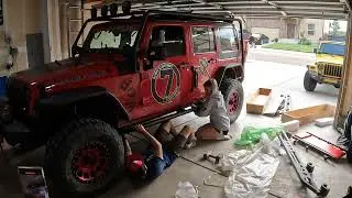 Jeep Rock Slider replacement JKU