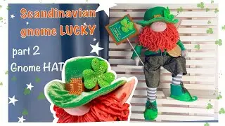 Gnome hat leprechaun gnome scandinavian lucky gnome St. Patrick's Day decoration and gift idea DIY