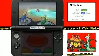 Swamp Combo Attack Animation Grass Pledge move Pokemon XY Move #16