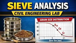 Sieve Analysis Experiment | Grain Size Distribution Test | Civil Engineering Lab